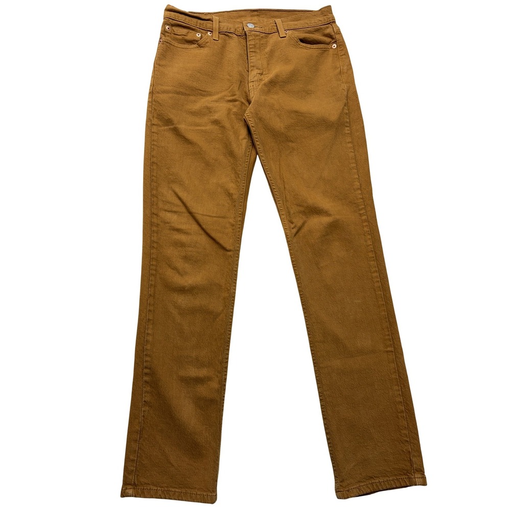 Levis 511 Jeans Mens 30x30 Brown Slim Taper Stretch Denim Pants 04511-5524